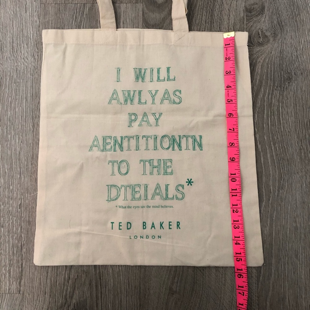 Ted Baker reusable tote - new - Picture 3 of 3